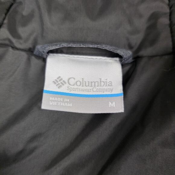 Columbia Jacket Womens Medium Gray Omni-Tech Hooded Insulated Parka Waterproof - Picture 12 of 14